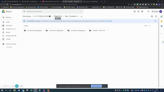 Organisation Google Disque (Drive) en vue d'une suppléance - CSSDP смотреть онлайн