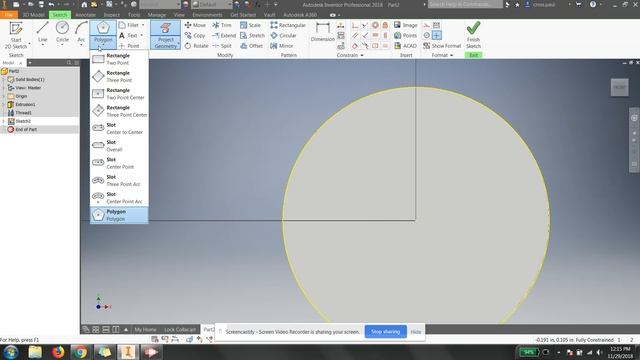 2.2.1.A Inventor Set Screw смотреть онлайн