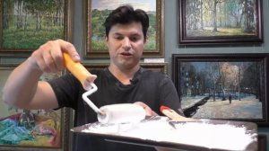 "Идеальная грунтовка холста". Часть 4 обучающего курса "Идеальный холст". Художник Ревякин