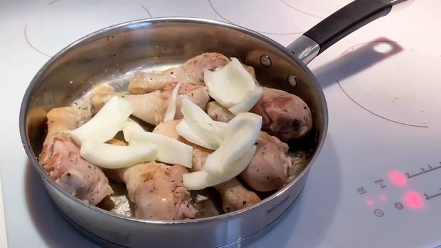 Курица с фенхелем в сливочном соусе