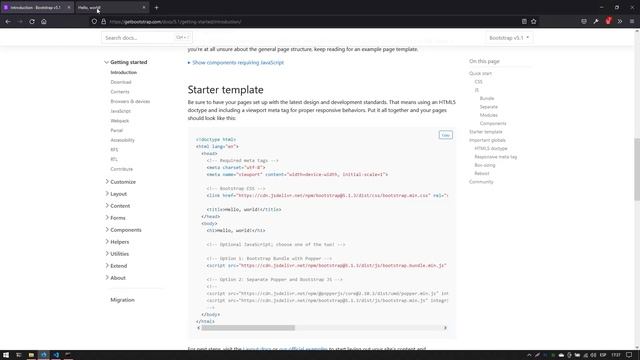 01 Cómo agregar Bootstrap 5 a tu proyecto - Tutorial paso a paso смотреть онлайн