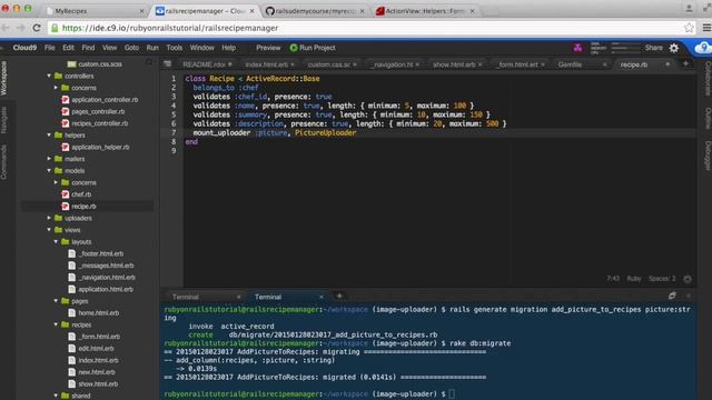 35 Implement image upload feature part 1 installation git branch feature update смотреть онлайн