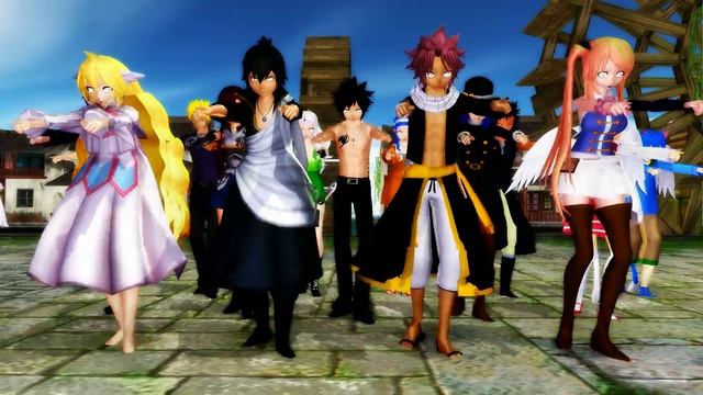 [MMD]Fairy Tail - Party Rock Anthem смотреть онлайн