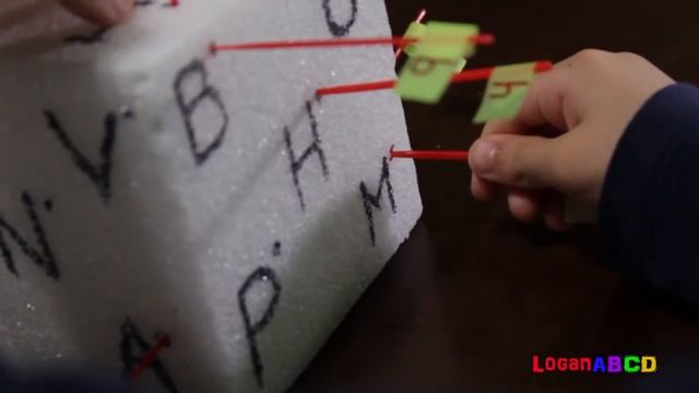 Learning ABC Alphabets Phonics Foam Cube Matching Flags Game смотреть онлайн