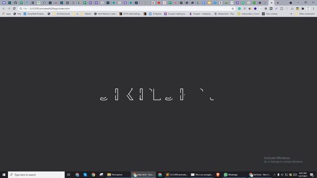 SVG Logo Animation using CSS | Figma смотреть онлайн