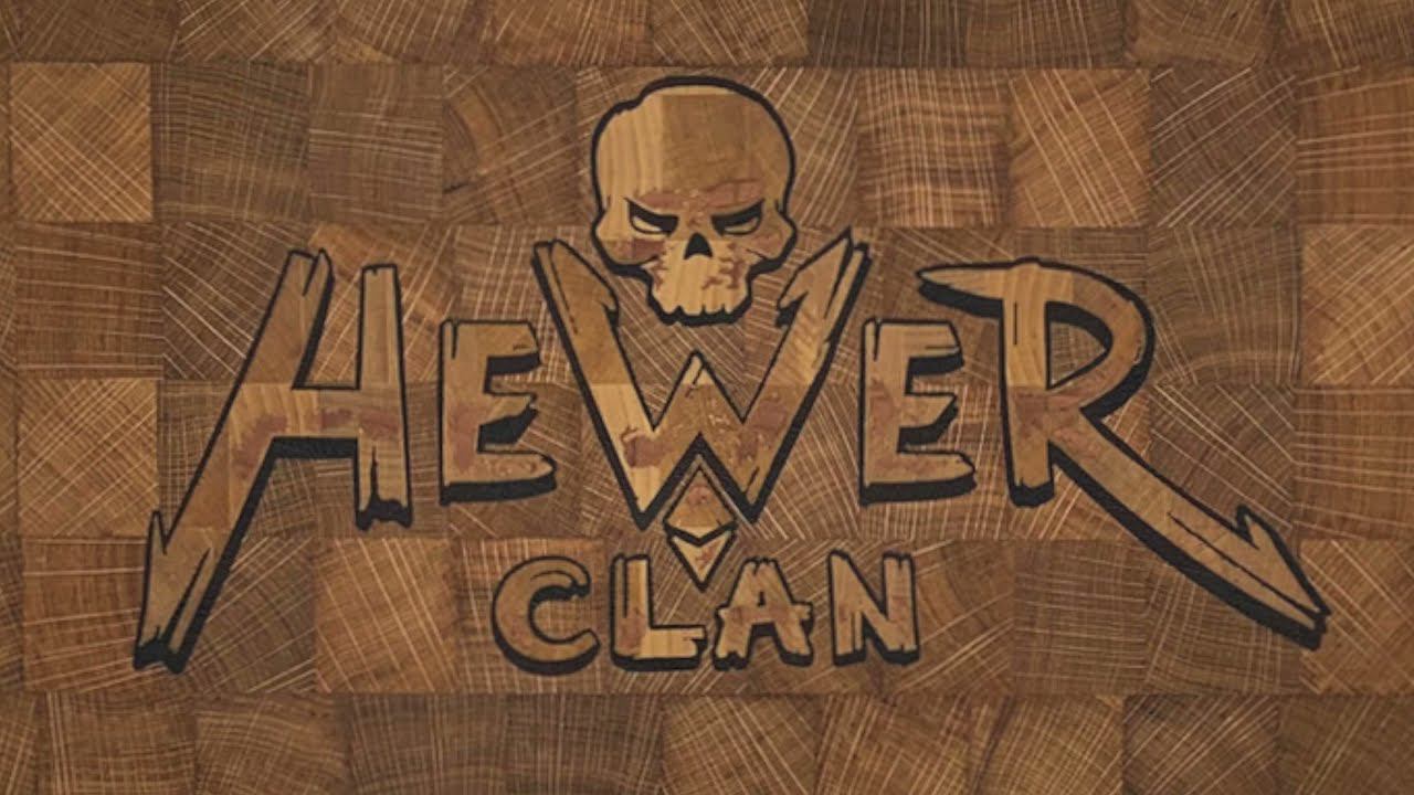 Торцевая разделочная доска с логотипом HEWER CLAN смотреть онлайн