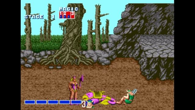 Sega Mega Drive 2 (Smd) 16-bit Golden Axe 1 Stage 1