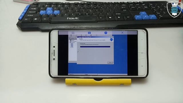 PC Photoshop CS4 Run in Android Using Exagear | Tech with King смотреть онлайн