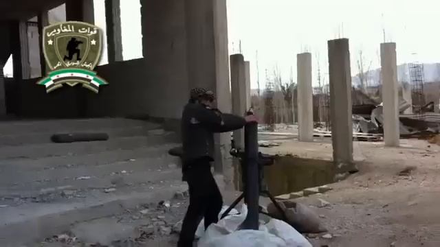 Сирия,Миномет, повстанцы смотреть онлайн