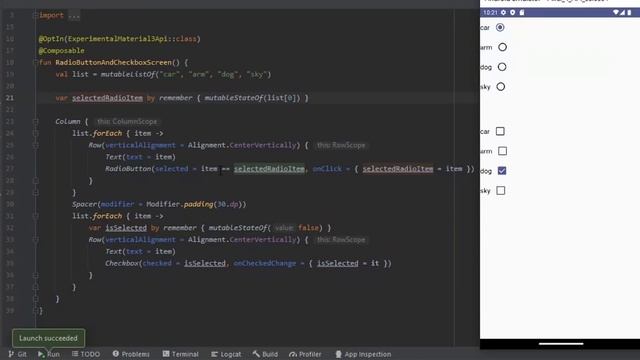 Checkbox and RadioButton - Jetpack Compose смотреть онлайн