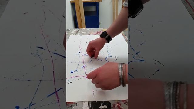 Fine Art - Territories Project - Mark Making With Paints & Marbles смотреть онлайн