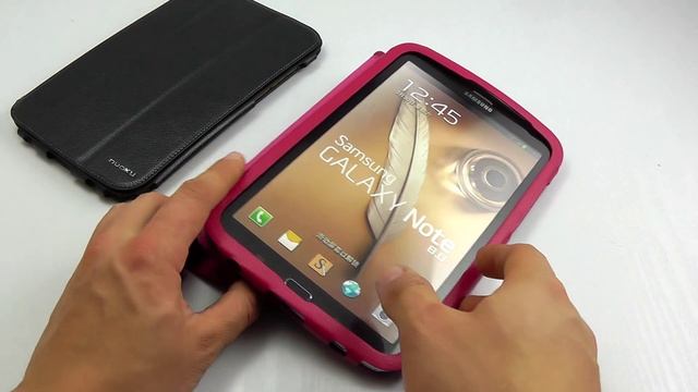 ОБЗОР: Модный Кожаный Чехол-Подставка для Samsung Galaxy Note 8.0 N5100 "Nuoku" смотреть онлайн