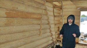 Установка обсады (окосячки) в деревянные дома