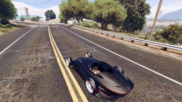 Mercedes Benz Silver Lightning - GTA V | EnRoMovies _REVIEW смотреть онлайн