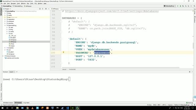 Python Django Project Setup and PostgreSQL смотреть онлайн
