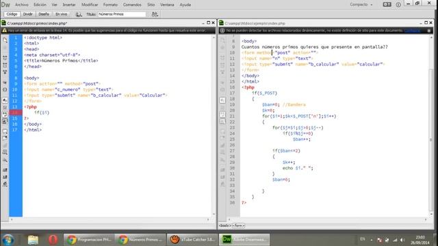 Algoritmo que genera Números Primos en PHP смотреть онлайн