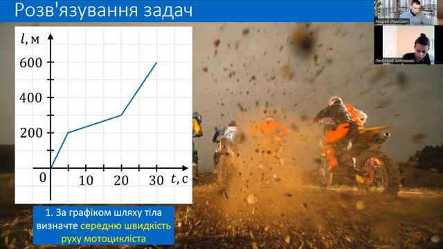 Розв'язування задач на тему: Нерівномірний рух" смотреть онлайн