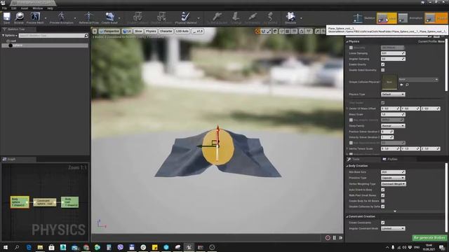UE4.26 short tutorials: Ткань с рабочей коллизией. Cloth simulation with working collision смотреть онлайн