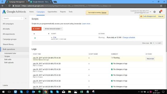How to use Adword script with Google Spreadsheets смотреть онлайн