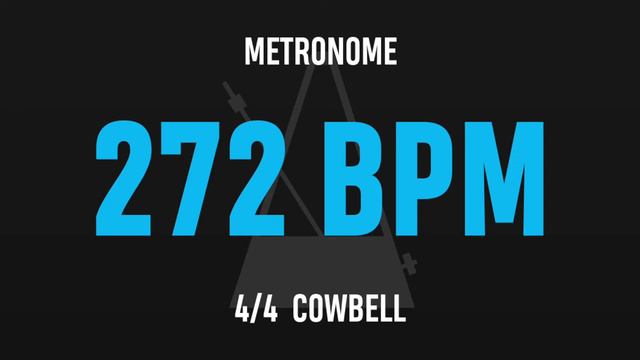 272 BPM 4/4 - Best Metronome (Cowbell) смотреть онлайн