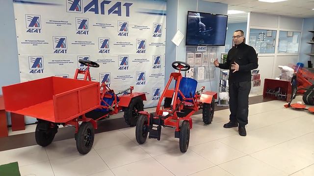 Преврати свой мотоблок в мини-трактор "АГАТ" - адаптеры уже в продаже! смотреть онлайн