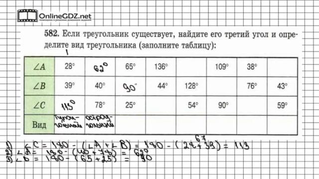 Задание № 582 - Математика 5 класс (Зубарева, Мордкович) смотреть онлайн