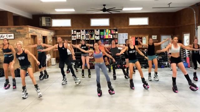 37 Minute Kangoo Dance With Becky And The Babe Cave.
