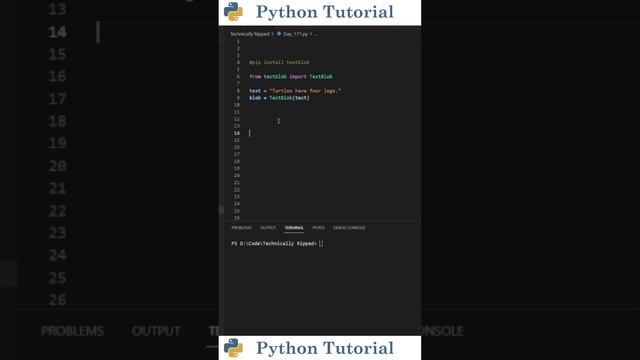 Get Text Sentiment In Python | Python Tutorial смотреть онлайн
