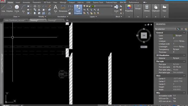 Lineweight and Color AutoCAD смотреть онлайн