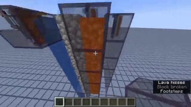 NO REDSTONE, NO PISTON Self Repairing Wall - Minecraft Java смотреть онлайн