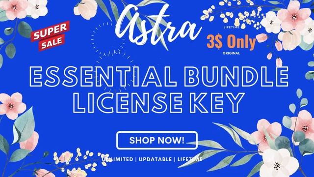 Astra Essential Bundle License Key Activation | Lifetime Update | Free Astra смотреть онлайн