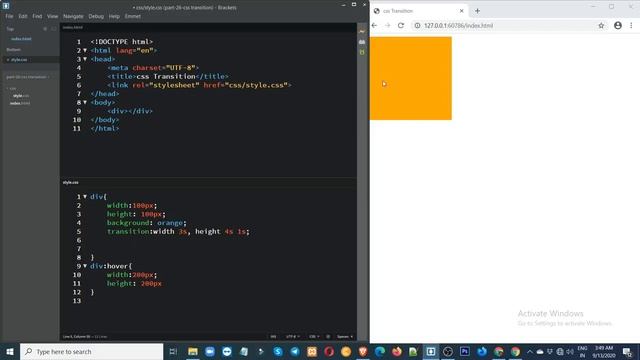 CSS Transitions property | CSS Tutorial For Beginners To Advanced смотреть онлайн