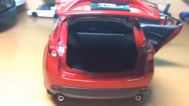 1:18 Mazda Axela ( mazda 3 ) soul red made by Paudi смотреть онлайн