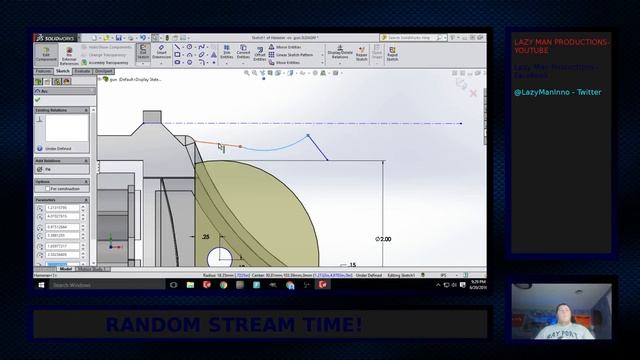 Solidworks Modeling Podcast! Working on a pet project- the 50 BFR Revolver смотреть онлайн