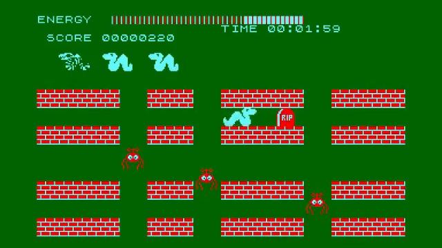 Wriggler Review for the Amstrad CPC by John Gage смотреть онлайн