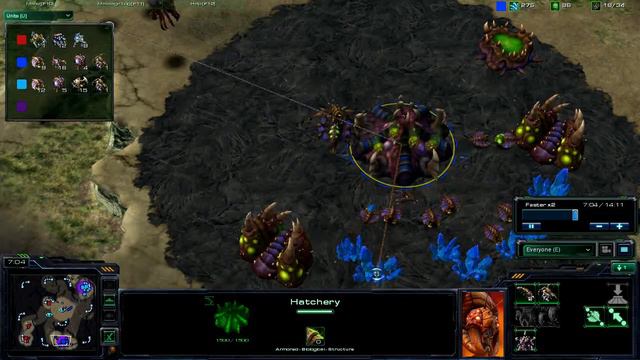 Funny Starcraft 2 Win - 2v2 смотреть онлайн