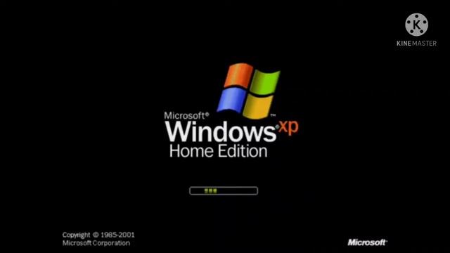 Экран загрузки Windows XP Home Edition смотреть онлайн