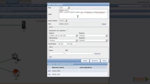 Zabbix Network Monitoring Essentials Tutorial: Displaying Data in Maps | packtpub.com