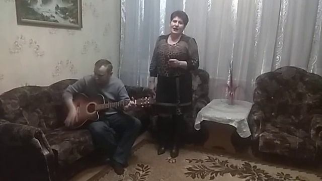 "Хмельная вьюга" песня под гитару в исполнении Любовь Ивановны! смотреть онлайн