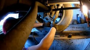 УАЗ PATRIOT Замена резинок на заднем амортизаторе