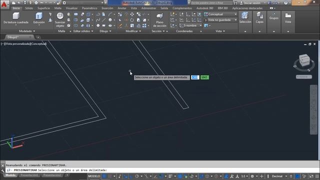 Como crear paredes 3D en AutoCAD смотреть онлайн