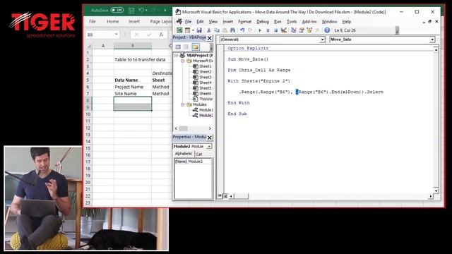 Excel VBA to Move Data Around A File - How I Actually Do It! P2 смотреть онлайн