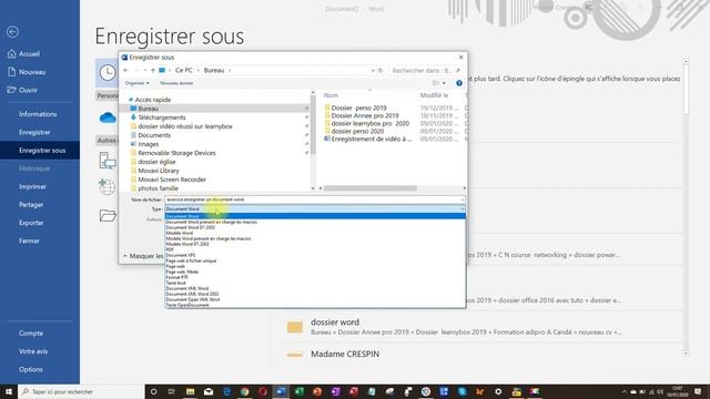 Comment enregistrer un document word ? смотреть онлайн