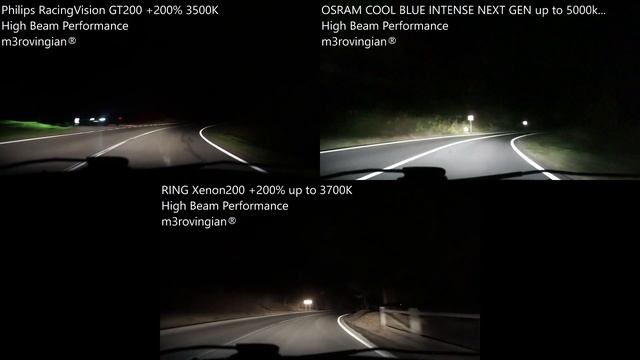 High Beam RING Xenon200, Philips RacingVision GT200, OSRAM Cool Blue Intenese NEXT GEN смотреть онлайн