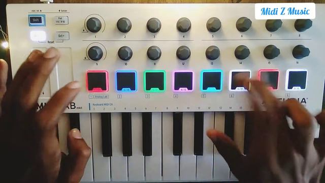 Arturia minilab mk2 | Drums DJ performance.Ableton смотреть онлайн
