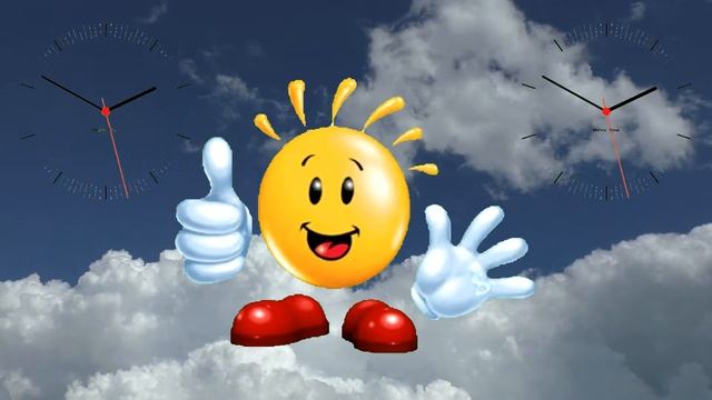 Видеозаставка облака с танцующим солнцем смотреть онлайн