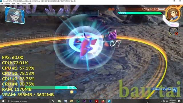 POKKEN TOURNAMENT ON CEMU [1.19.1b] INTEL CORE i5 4570 RX 570 TEST 900p смотреть онлайн