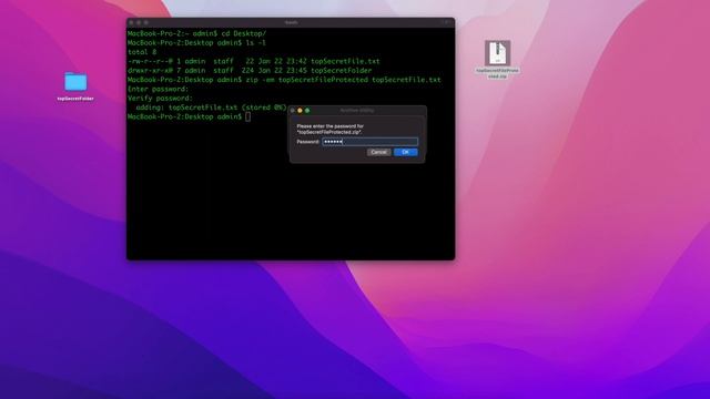 Password Protect And Encrypt Files And Folders On Mac OS