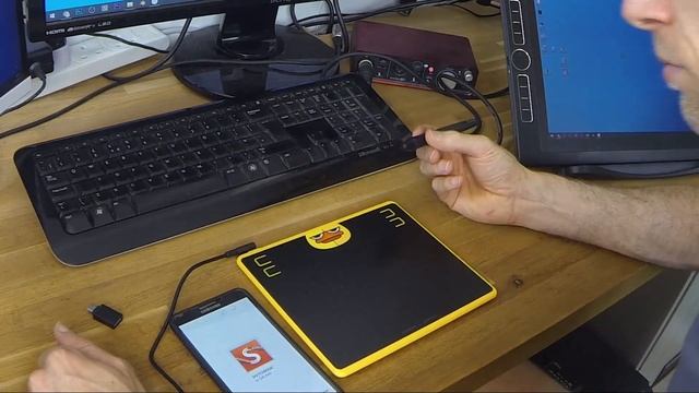 Huion HS64 graphics tablet - review смотреть онлайн