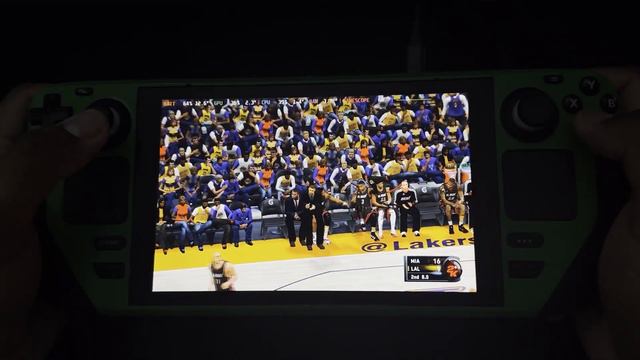 NBA 2K11 REMASTERED MOD - STEAMDECK GAMEPLAY - STEAMOS